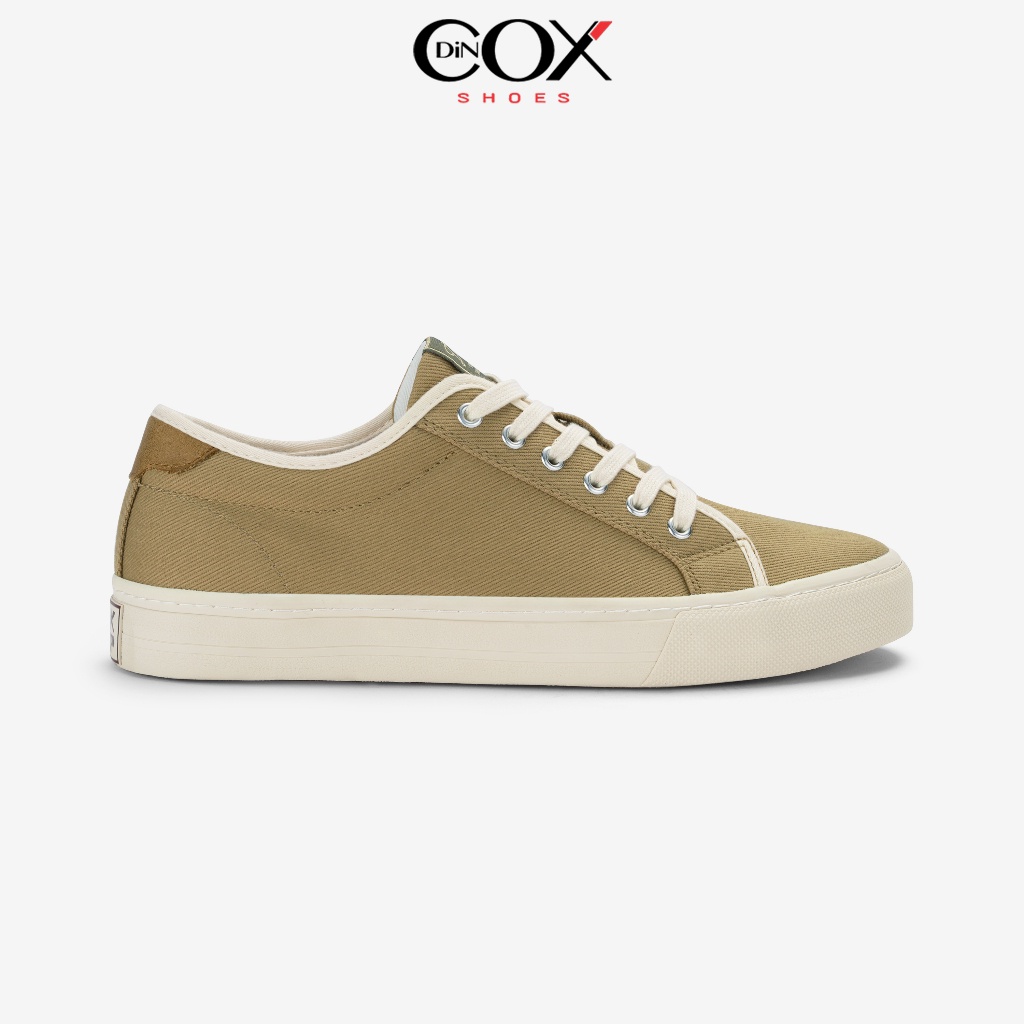 Giày Sneaker Nam Vải DINCOX E12 Yellow Sand Đơn Giản Thanh Lịch