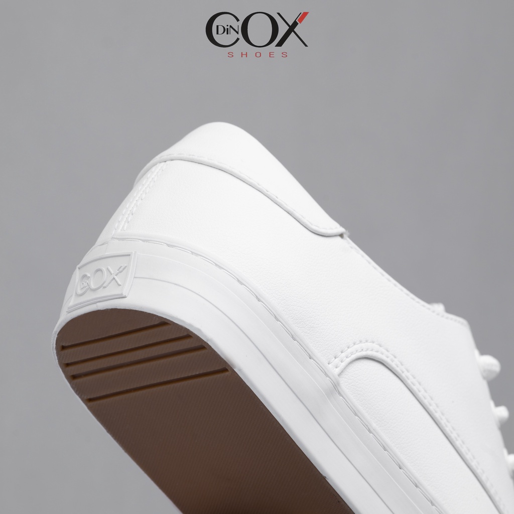 Giày Sneaker Da Nam DINCOX E11 Sang Trọng Lịch Thiệp White