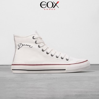 Giày Sneaker Vải Unisex DINCOX D21 Phong Cách Ấn Tượng Hi White