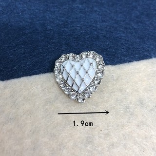 Nút trái tim 2cm
