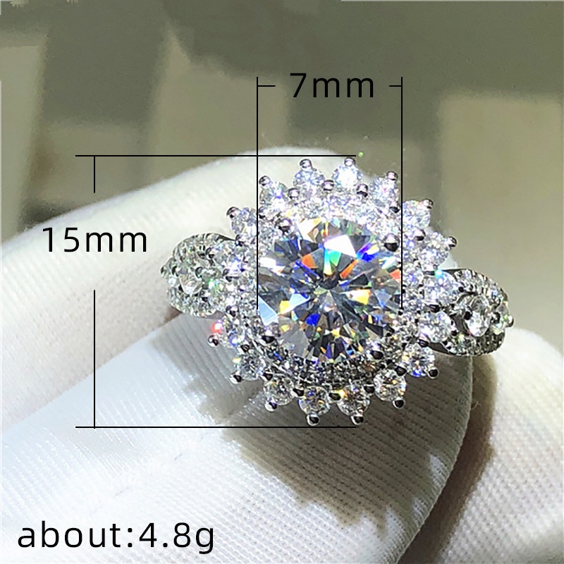 Nhẫn Đính Đá Zircon Hình Mũi Tên Trái Tim Sang Trọng Cho Nữ