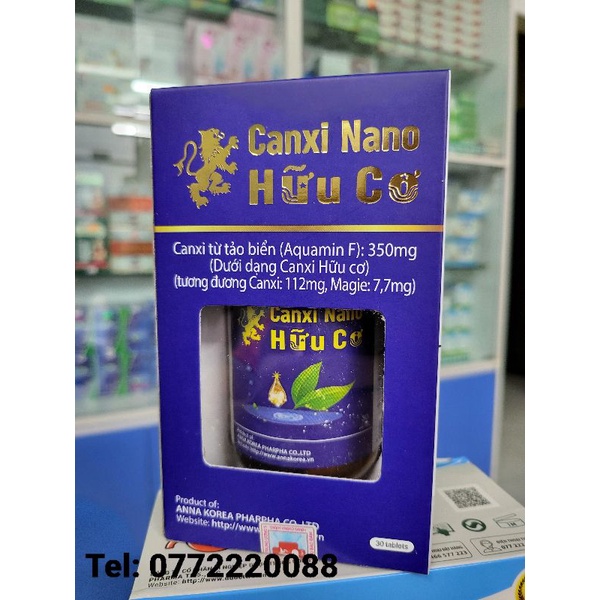 Canxi nano Hữu Cơ