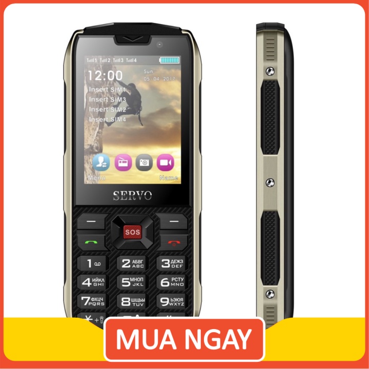 🔰 ĐIỆN THOẠI MINI SIÊU MỎNG 4 SIM 4 SÓNG SERVO (Black) 🔰