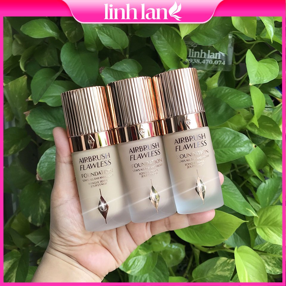 Kem nền Charlotte Tilbury CT Airbrush Flawless Foundation cho làn da căng sáng, đều màu hơn linhlanshop