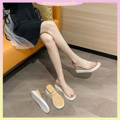 Giày La Mã trong suốt đế xuồng đế dày mẫu mới đi chơi