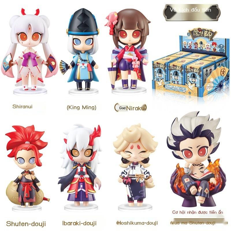 Âm Dương Sư Mù Hộp Siêu Thực Hộp Vui Nhộn Quả Bom Thứ Tư 1234 Nhân Vật Làm Bằng Tay Ma Vương Cửu Tôn Cậu Bé Ib