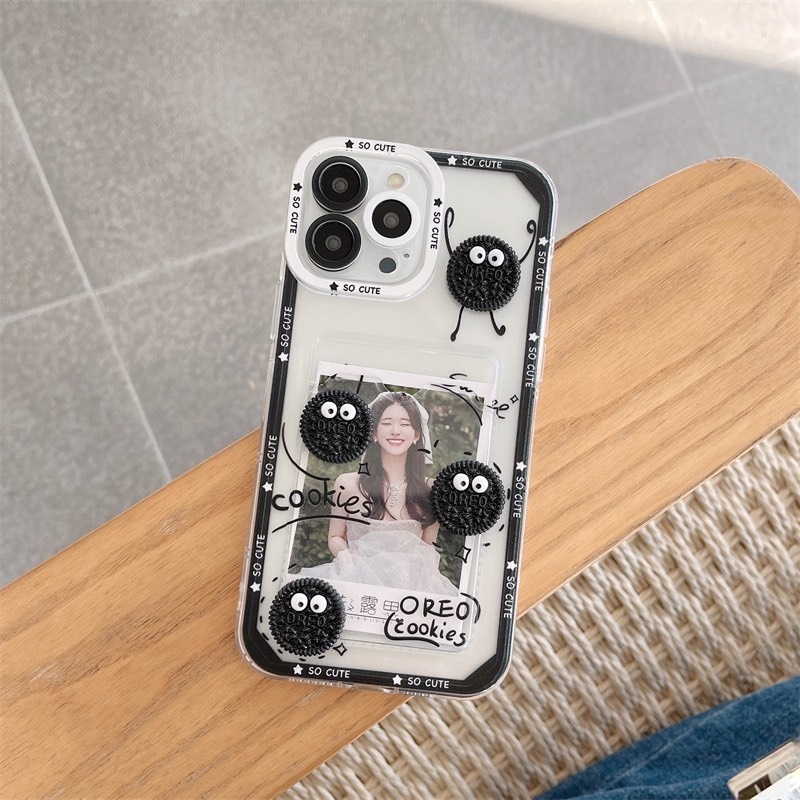 [Bánh Quy] Ốp cài thẻ Socute gắn stick bánh quy 7plus/8plus/x/xs/xsmax/11/12/13/14/pro/max/plus/promax