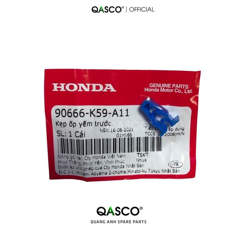 (90666K59A11) Kep nhựa ốp yếm trước HONDA Winner X RS150 V3