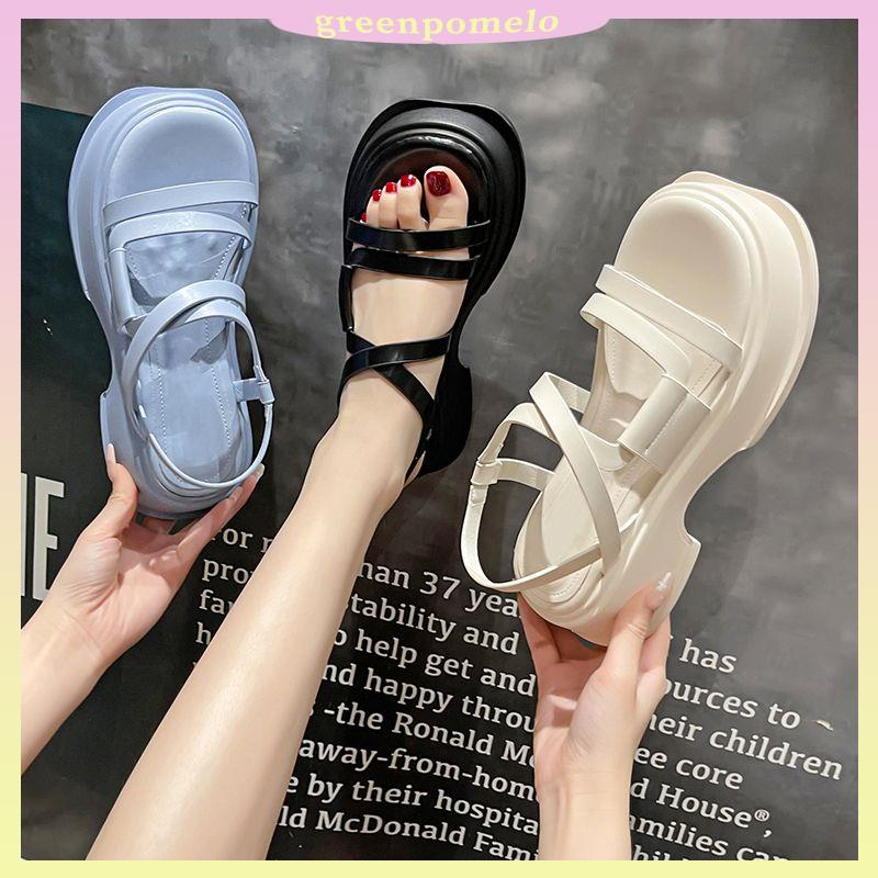 Giày La Mã thời trang đế dày cao cấp kiểu Pháp mẫu mới mùa hè