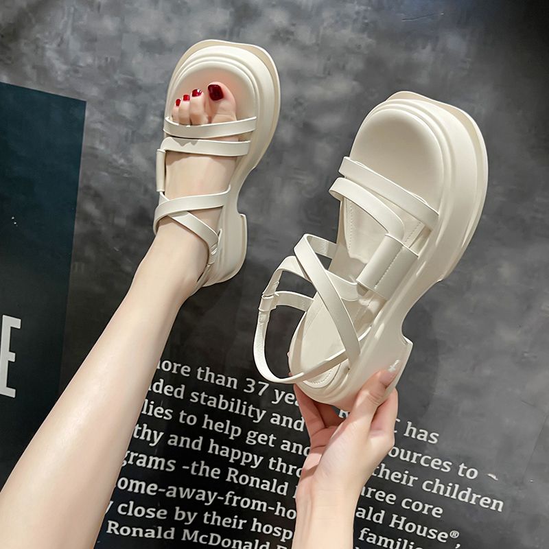 Giày La Mã thời trang đế dày cao cấp kiểu Pháp mẫu mới mùa hè