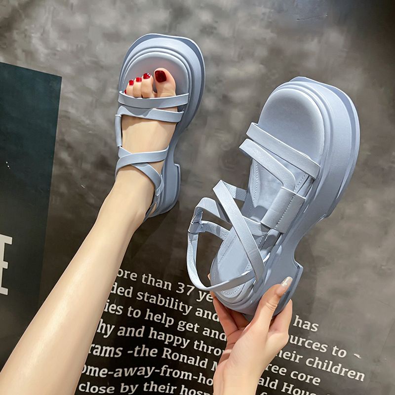 Giày La Mã thời trang đế dày cao cấp kiểu Pháp mẫu mới mùa hè