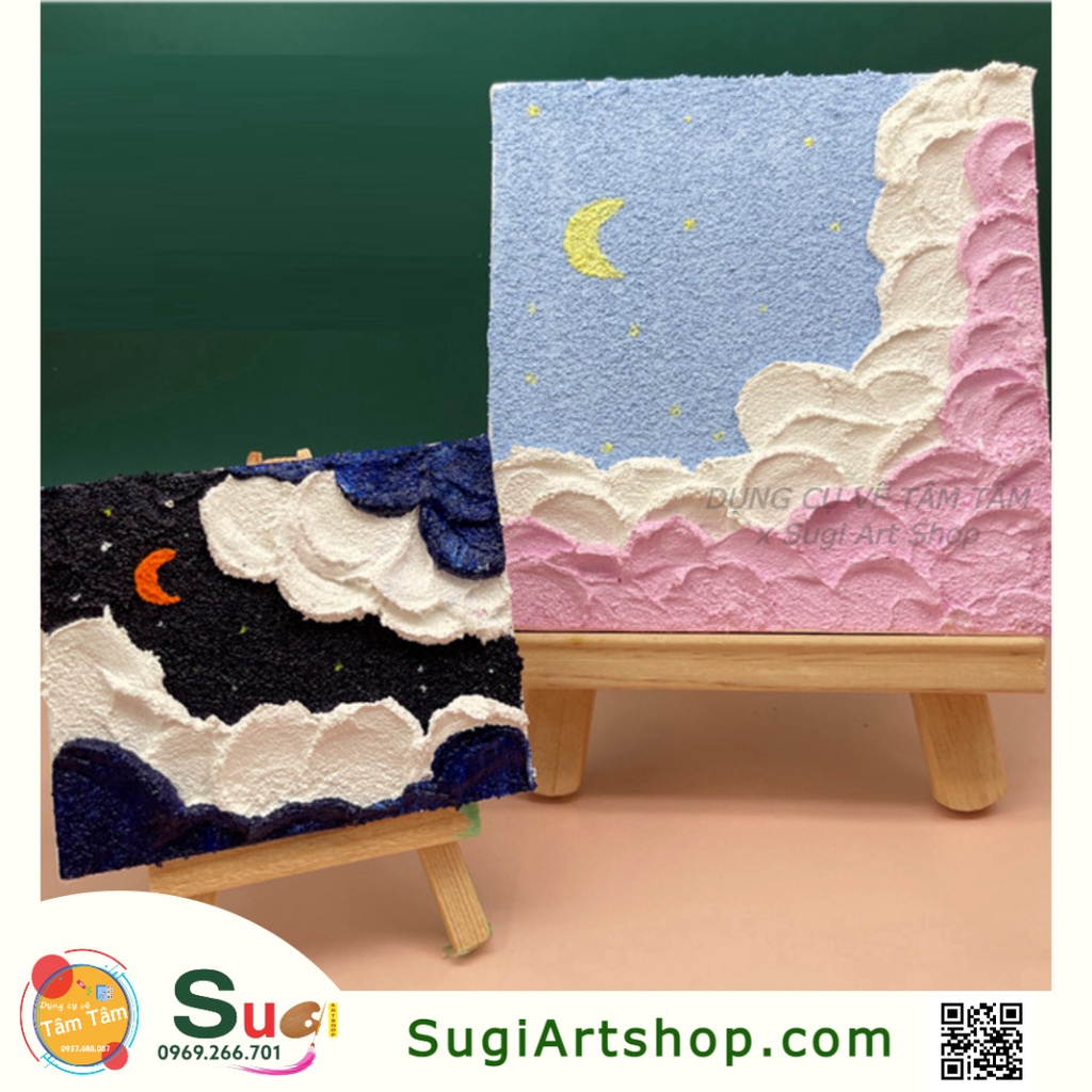 Cát Thạch Anh Trắng Tạo Texture - trộn màu Acrylic - Cát Tạo Hiệu Ứng Đắp Nổi Trộn Màu Acrylic