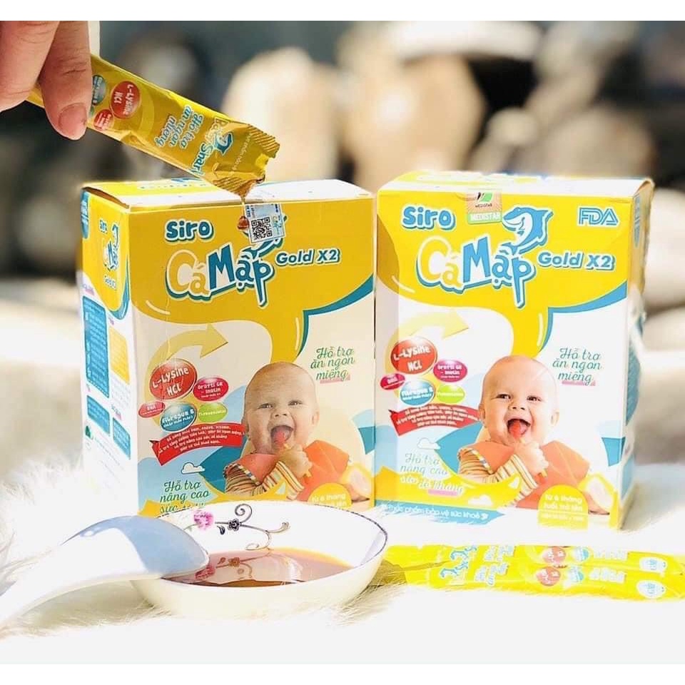 Siro Cá Mập Gold X2 30gx10ml