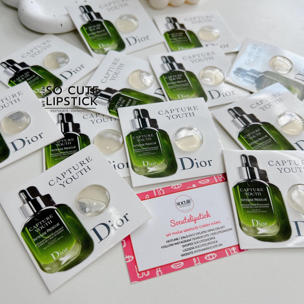 Sample Serum Tinh Chất Dưỡng Diior Capture Youth Intense Rescue Age-delay Revitalizing Oil-serum 1.5ml