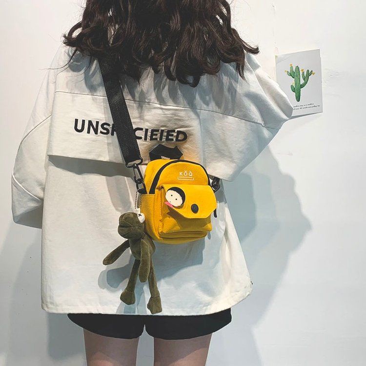 Túi Đeo Chéo Nhỏ Phong Cách Harajuku Hàn Quốc Hàng Có Sẵn Mới Dành Cho Nữ Sinh