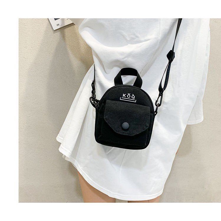 Túi Đeo Chéo Nhỏ Phong Cách Harajuku Hàn Quốc Hàng Có Sẵn Mới Dành Cho Nữ Sinh