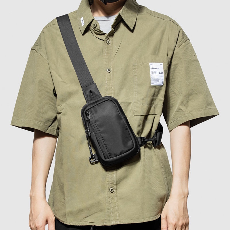 Túi Đeo Chéo Một Bên Vai Đựng Điện Thoại Siêu Nhẹ Đơn Giản Dành Cho Nam