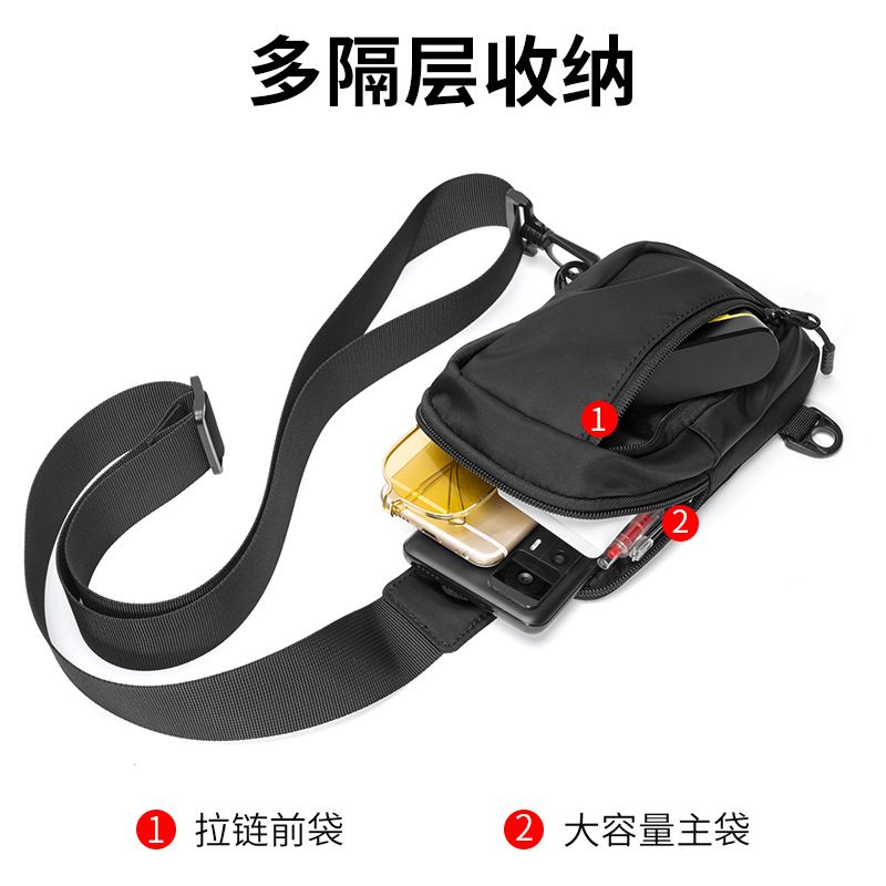 Túi Đeo Chéo Một Bên Vai Đựng Điện Thoại Siêu Nhẹ Đơn Giản Dành Cho Nam