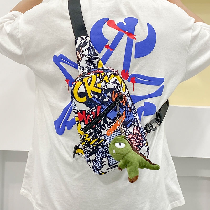 Túi Đeo Chéo Ngực Vải Oxford Cỡ Nhỏ Phong Cách Đường Phố Thời Trang Mùa Hè Mới Cho Nam