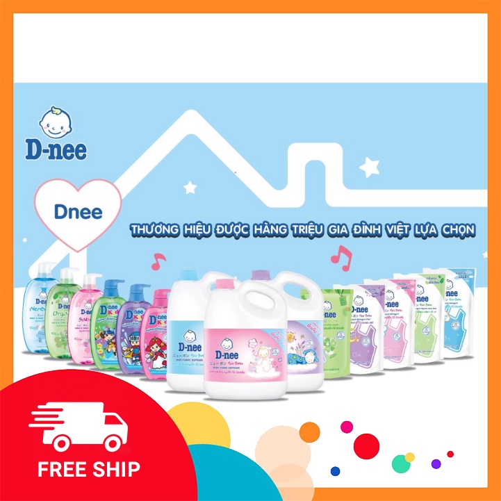 Nước Giặt Dnee 3000ml Thái Lan - Nước Giăt Em Bé Dành Cho Da Nhạy Cảm