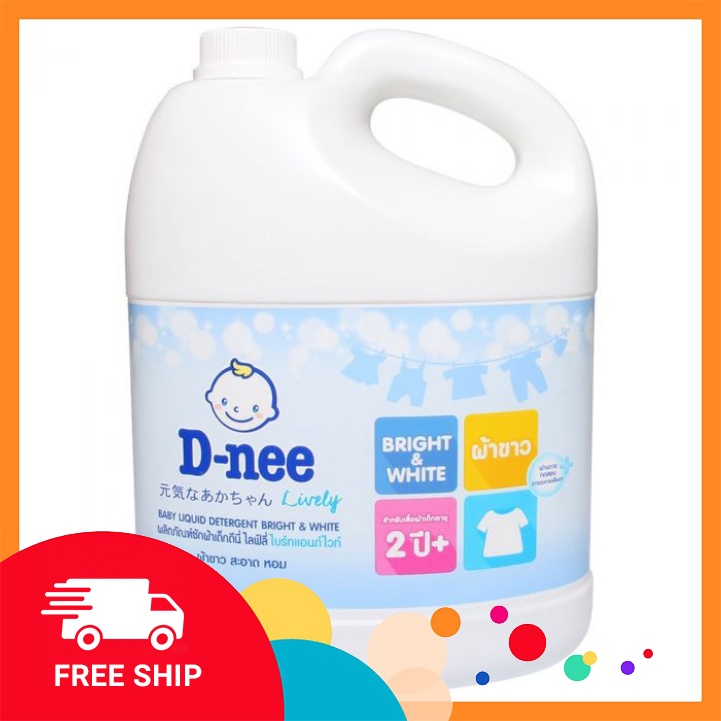 [ CHÍNH HÃNG ĐẠI THỊNH ] Nước Giặt/Xả quần áo trẻ em Dnee 3000ml