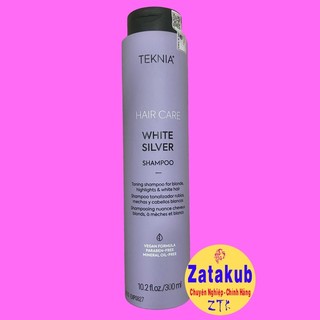 [Chính Hãng]DẦU GỘI GIỮ BÓNG CHO TÓC SÁNG HOẶC BẠC LAKME TEKNIA WHITE SILVER 300ML
