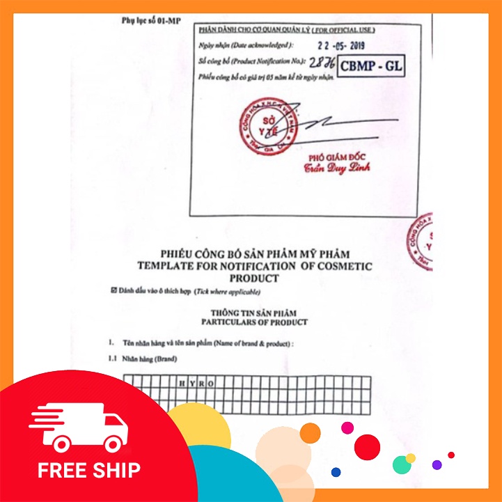 Cao Gội & Xả Bồ Kết Ngăn Rụng Tóc HYRO 2in1 Chai 300ml