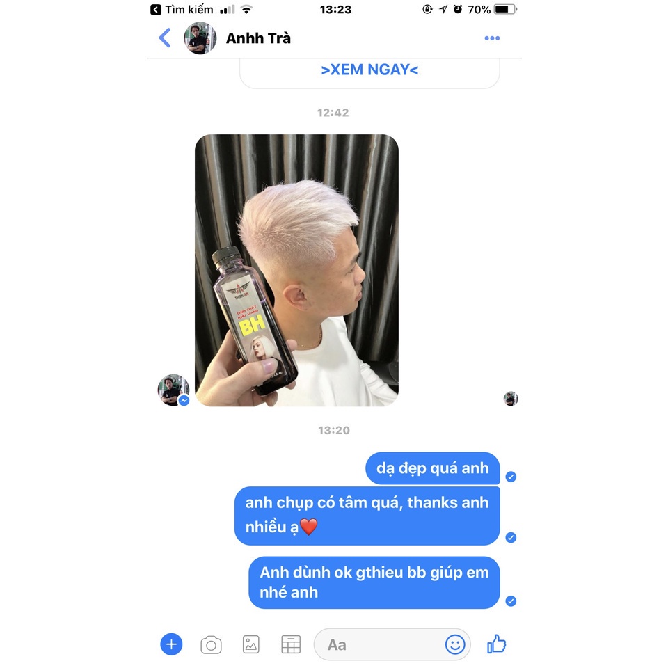 Tinh chất khử vàng BH, serum, dầu gội giữ màu cho tóc tẩy