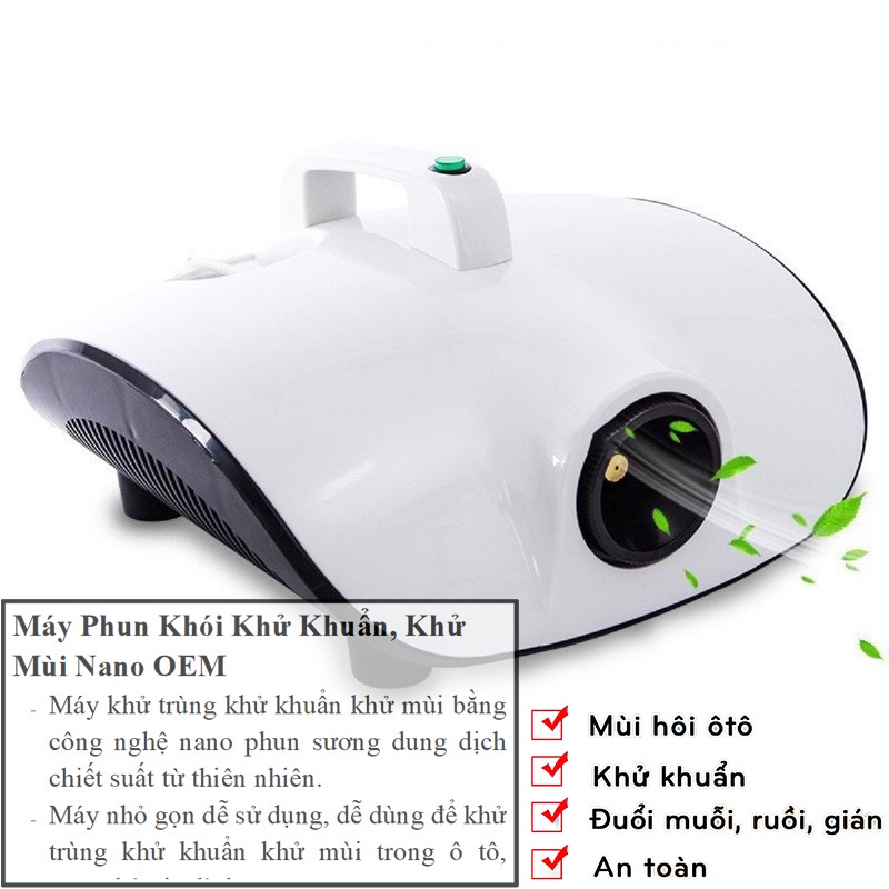 ✅ Máy Phun Khói Khử Khuẩn Nano Air Disinfector Fog | Đánh Bay Mùi Hôi Ẩm Mốc Ô tô, Nhà Hàng, Quán Ăn -VT0913