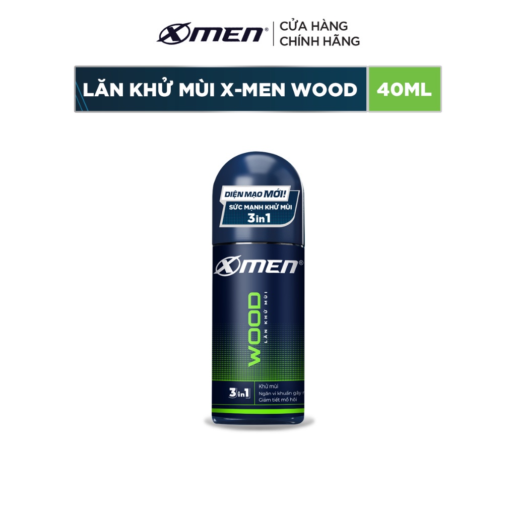  Lăn khử mùi X-men Wood 40ml