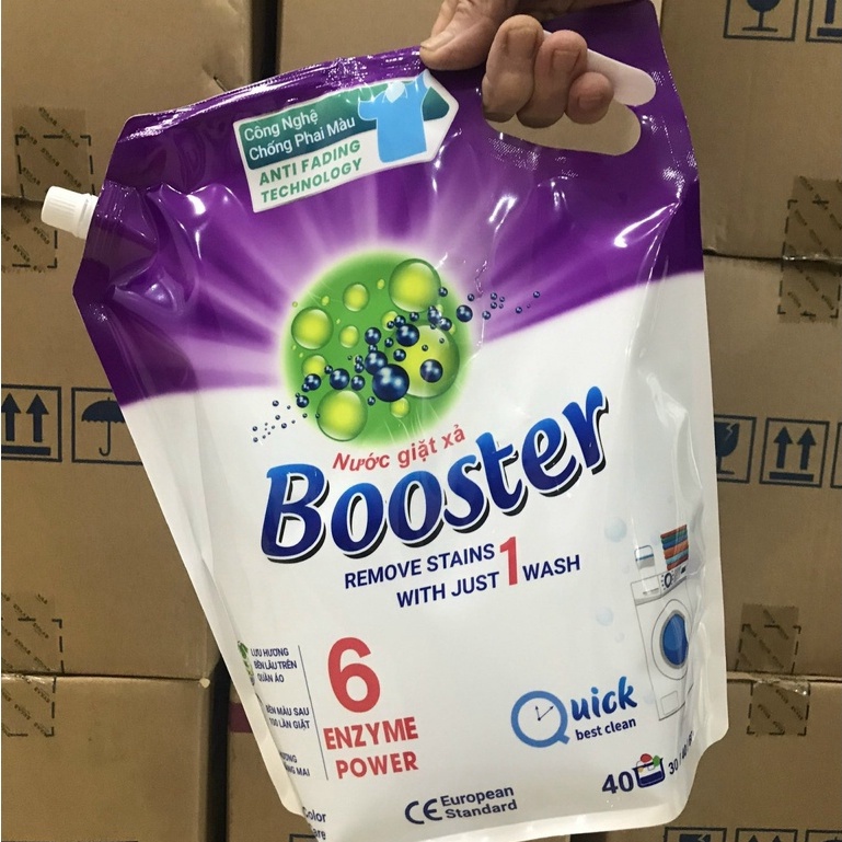 Nước giặt xả Booster 3,2 L NEW 2023 hàng xuất khẩu Nhật Bản, Châu Âu  thương hiệu S việt SVAA