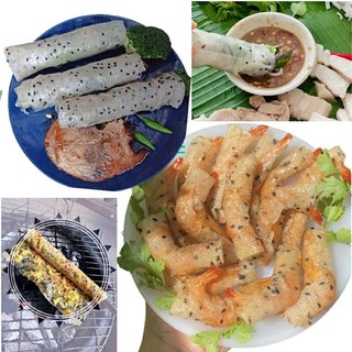 bánh tráng mè đen phan rang