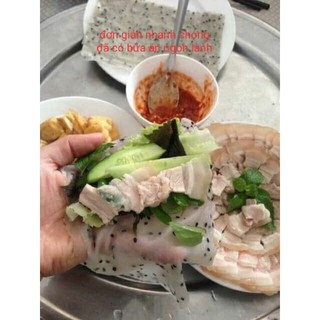 ( xấp 1 kg) bánh tráng mè đen phan rang