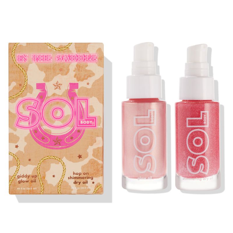 Set nhũ bắt sáng body IN THE SADDLE SOL BODY MINI SHIMMER & GLOW KIT