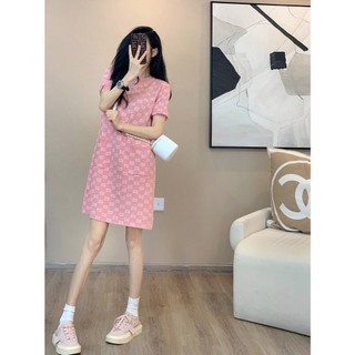 Đầm Tay Ngắn Dáng Rộng Thời Trang Mùa Hè Có Size Lớn Đến 150kg