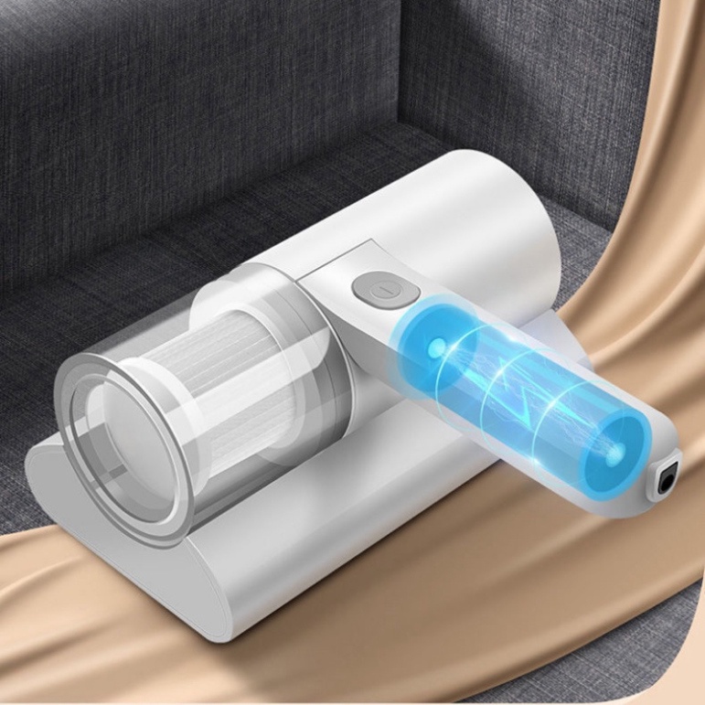 Máy Hút Bụi Giường Nệm kháng khuẩn Bằng tia tử ngoại - Máy Hút Bụi xách tay Mini Sạc Không Dây - bh 6 Tháng