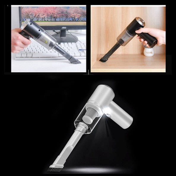 Máy Hút Bụi Xe Ô tô Mini - Máy Hút Bụi Cầm Tay Không Dây Lực Hút Mạnh Nhỏ Gọn