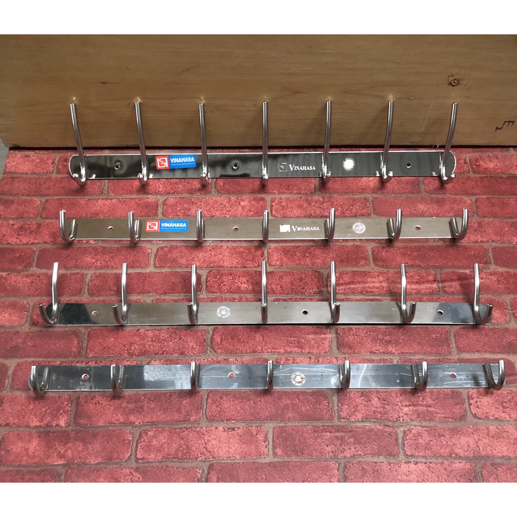 Móc treo quần áo 1 tầng, 2 tầng bằng INOX 304 siêu bền chống hoen rỉ