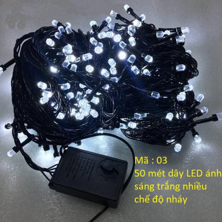 Đèn LED dây hạt kim cương trang trí đường, cây cảnh, sân vườn, chống nước chuyên dùng ngoài trời ( nhiều mẫu lựa chọn)