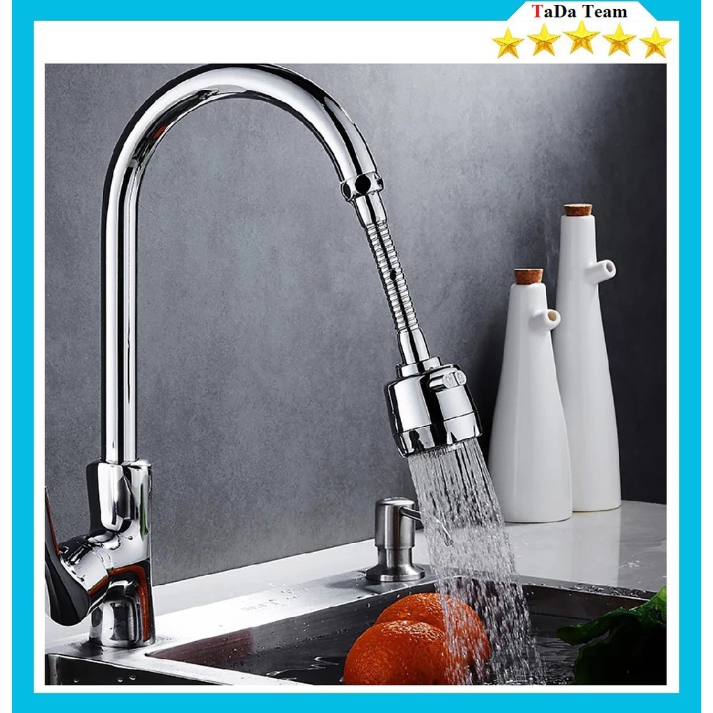 ĐẦU VÒI NỐI RỬA BÁT TĂNG ÁP XOAY 360 ĐỘ - Vòi Nước Tăng Áp lực Cho Bồn Rửa Chén,Bồn Rửa Tay