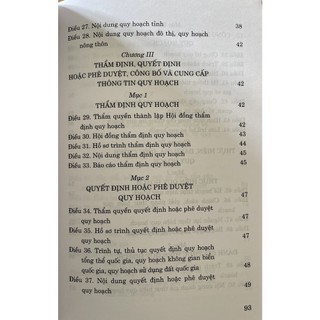 Sách Luật Quy Hoạch (Hiện Hành)