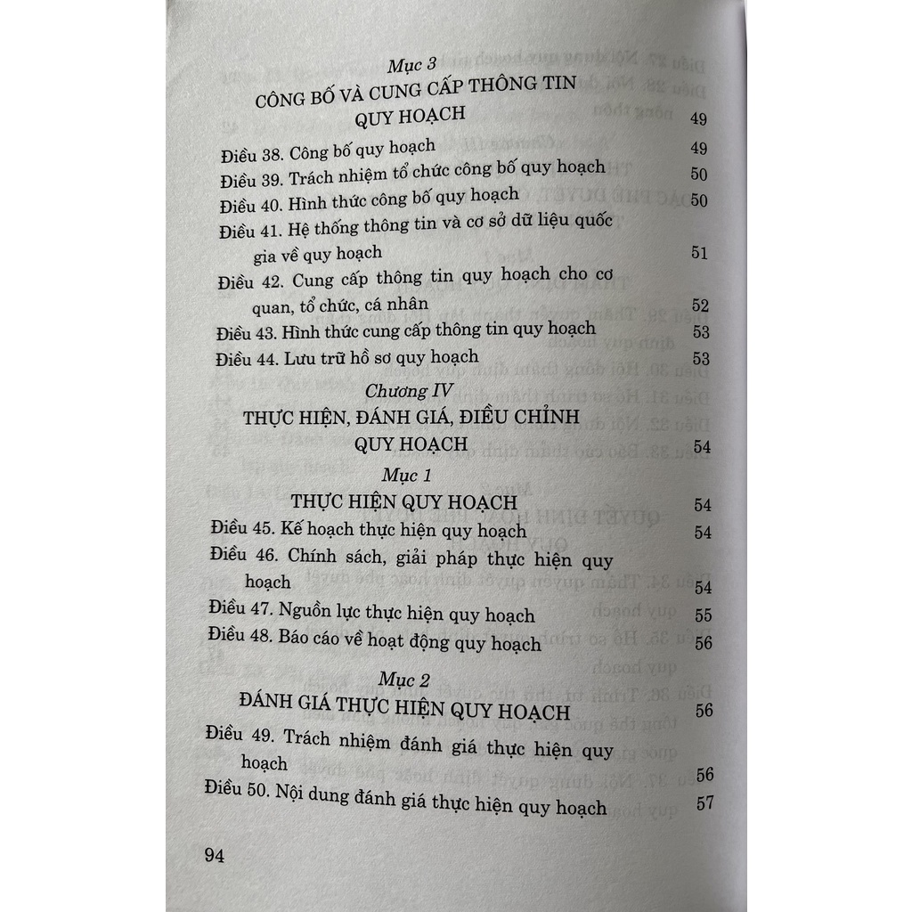 Sách Luật Quy Hoạch