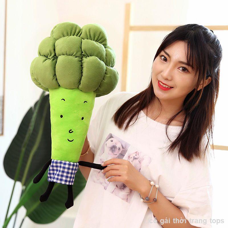 Tova Sang Trọng Đồ Chơi Cà Rốt Súp Lơ Bông Cải Xanh Gối Quà Tặng Sinh Nhật Búp Bê Mô Phỏng Rau Củ