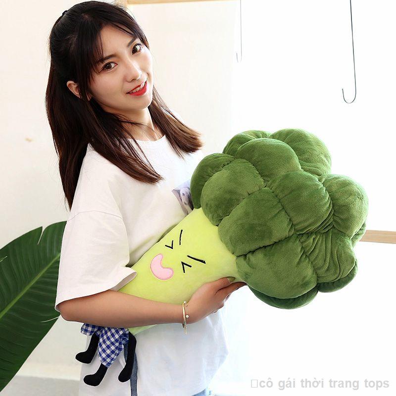 Tova Sang Trọng Đồ Chơi Cà Rốt Súp Lơ Bông Cải Xanh Gối Quà Tặng Sinh Nhật Búp Bê Mô Phỏng Rau Củ