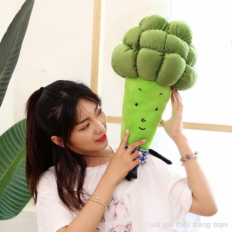 Tova Sang Trọng Đồ Chơi Cà Rốt Súp Lơ Bông Cải Xanh Gối Quà Tặng Sinh Nhật Búp Bê Mô Phỏng Rau Củ