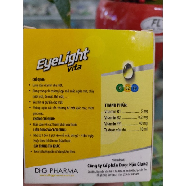 Nước nhỏ mắt Eyelight DHG.