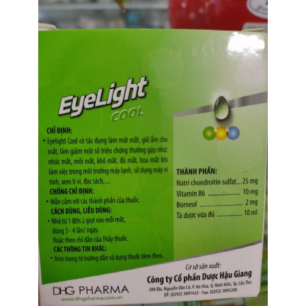 Nước nhỏ mắt Eyelight DHG.