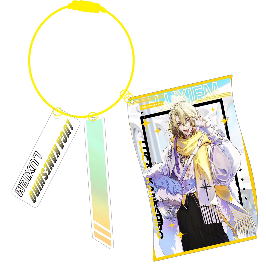 Luxiem Móc Khóa Acrylic Hình Cầu Vồng SHU IKE LUCA MYSTA VOX