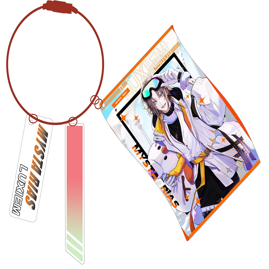 Luxiem Móc Khóa Acrylic Hình Cầu Vồng SHU IKE LUCA MYSTA VOX