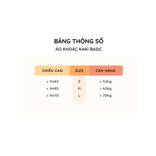 Áo Khoác Kaki Gooan Basic Form Rộng